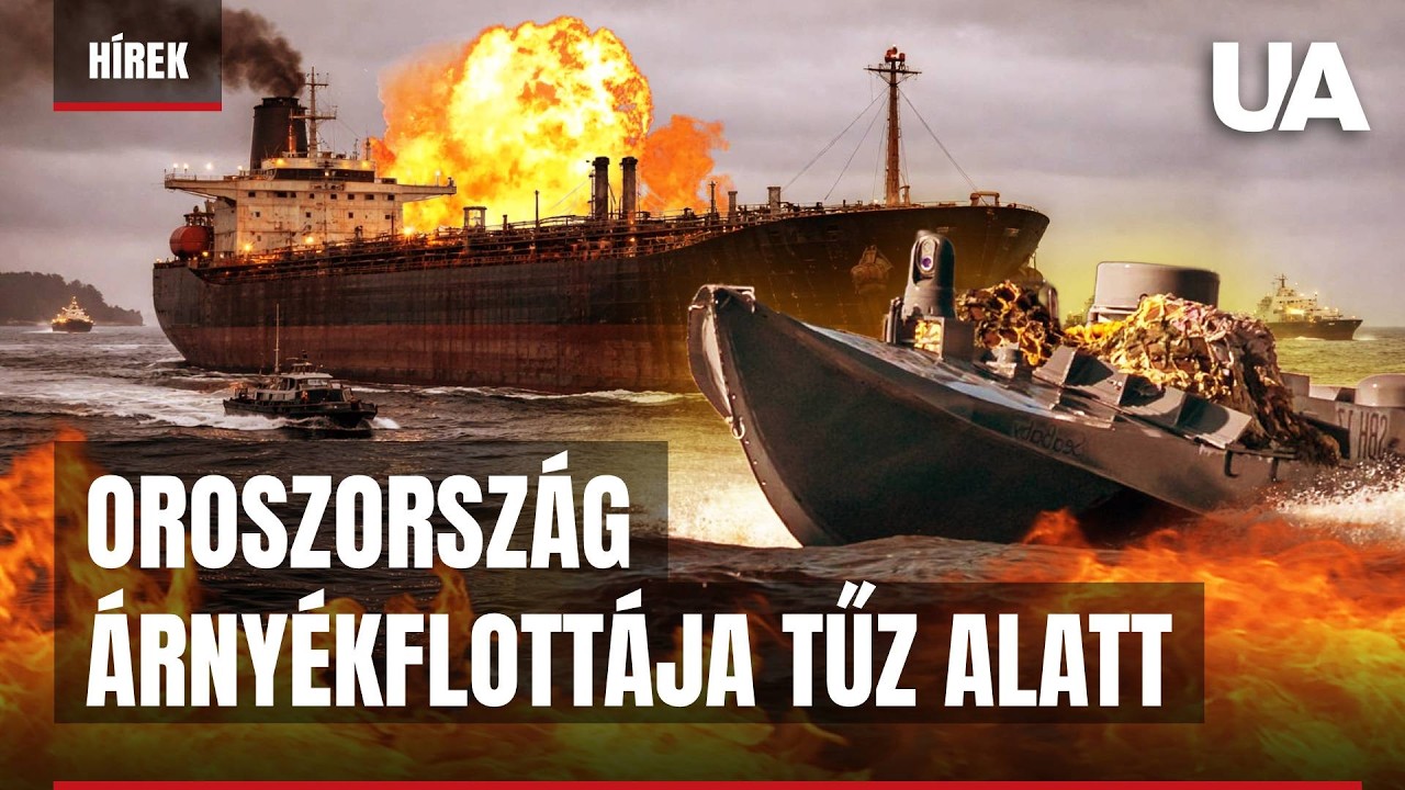 Orosz tanker ÉG a FÖLDKÖZI-TENGEREN! Európa szigorítja a szankciókat az orosz árnyékflotta ellen