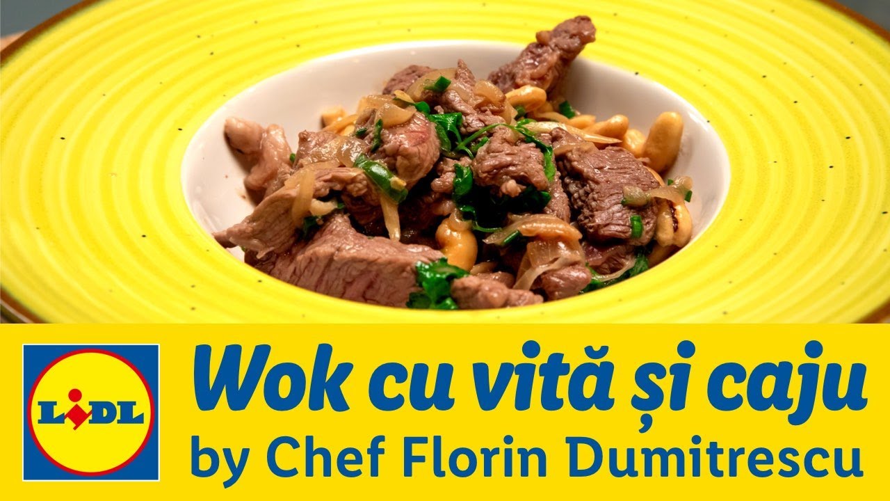 Wok de vita si caju • Gateste cu Chef Florin Dumitrescu
