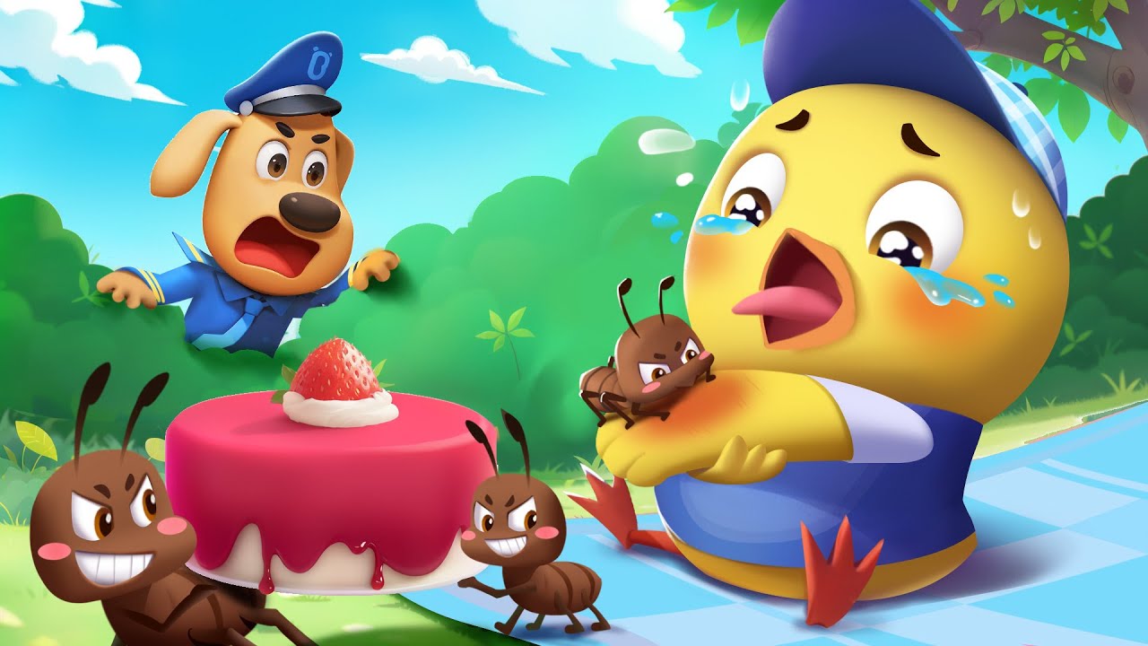 Jangan Bermain dengan Semut | Tips Keamanan Anak | Kepala Polisi Labrador | BabyBus Bahasa Indonesia
