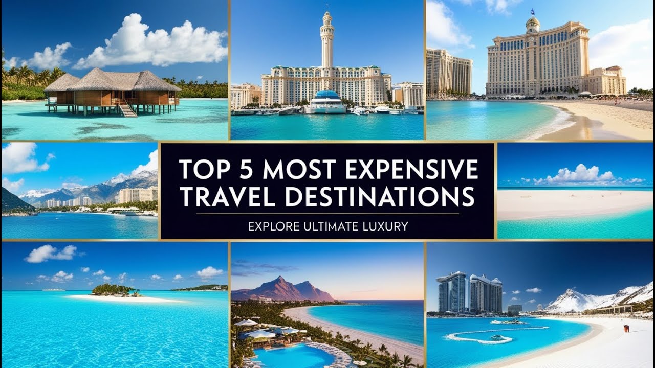 Top 5 Luxury Travel Destinations 2024: Most Expensive Places to Visit