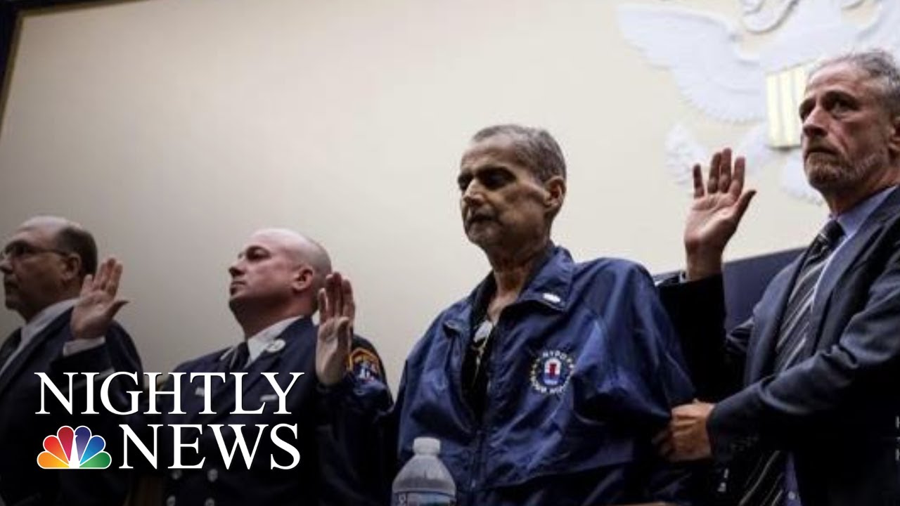 Handwritten Note Shows 9/11 Responder Luis Alvarez&rsquo;s Personal Plea To McConnell | NBC Nightly News