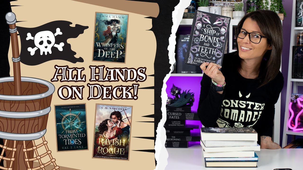 Top 10 Pirate Romance Books 🏴‍☠️💕 (2024) // Dive Into Fantasy Romance: Swashbuckling Readathon 🌊