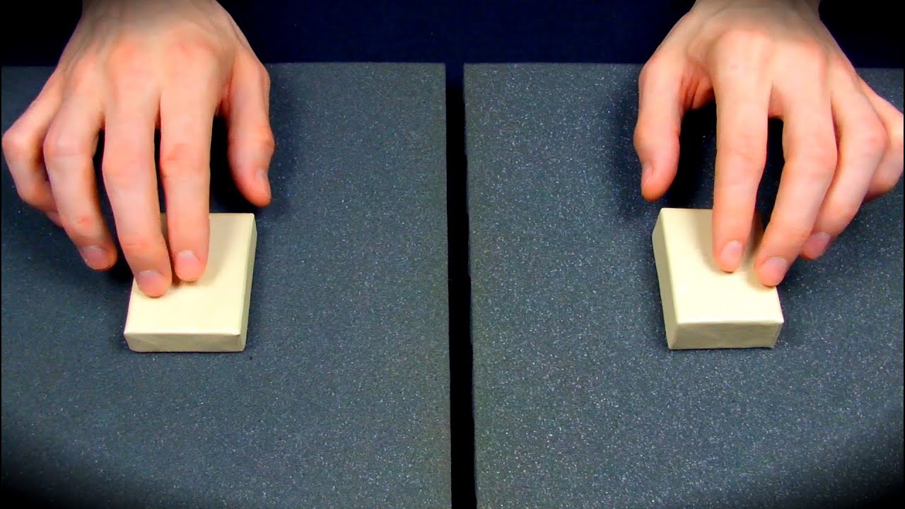 ASMR touching microphones with different objects