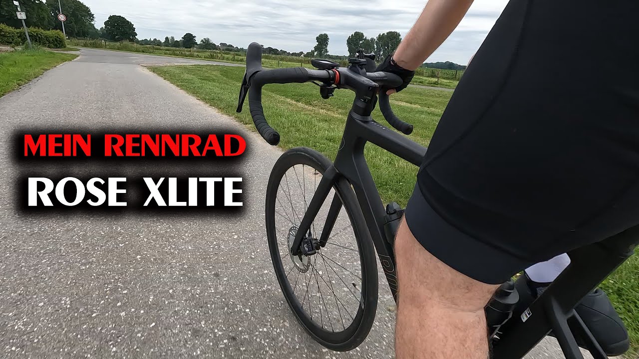 MEINE ERSTE RENNRADTOUR AUF DIESEM KANAL - Rose XLite 06 I #ridemybike