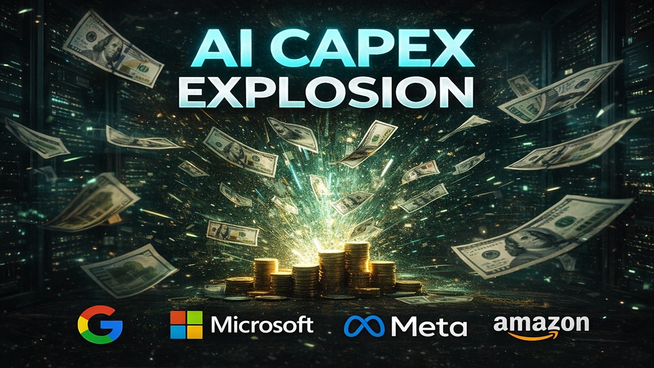 AI CAPEX Explosion: Big Tech Spending 100% of Cash Flow (Bubble or Breakthrough?)