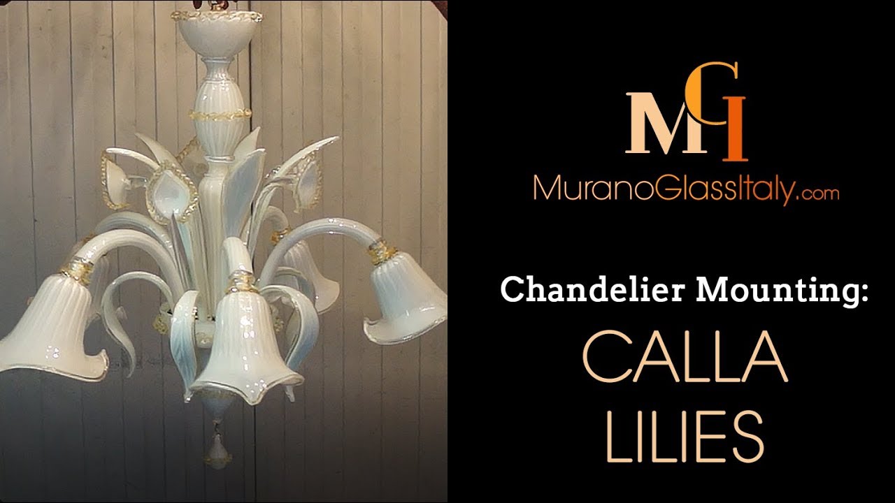 Chandelier Installation Instructions - How to Assemble a Chandelier - Calla Lilies Chandelier