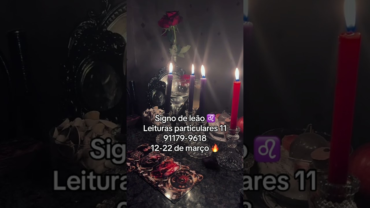 Signo de leão ♌️ 12-22 de março 🔥Um pouco de tudo 💕💃