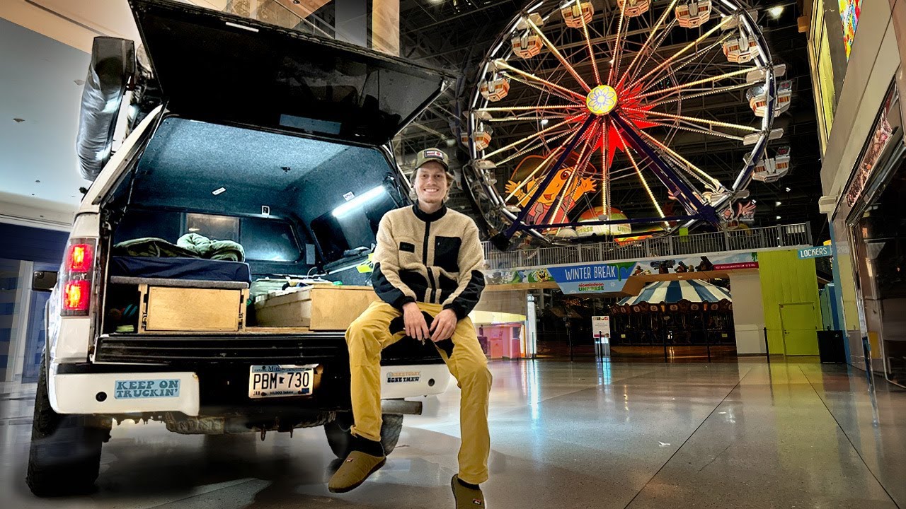 Truck Camping inside Mall of America