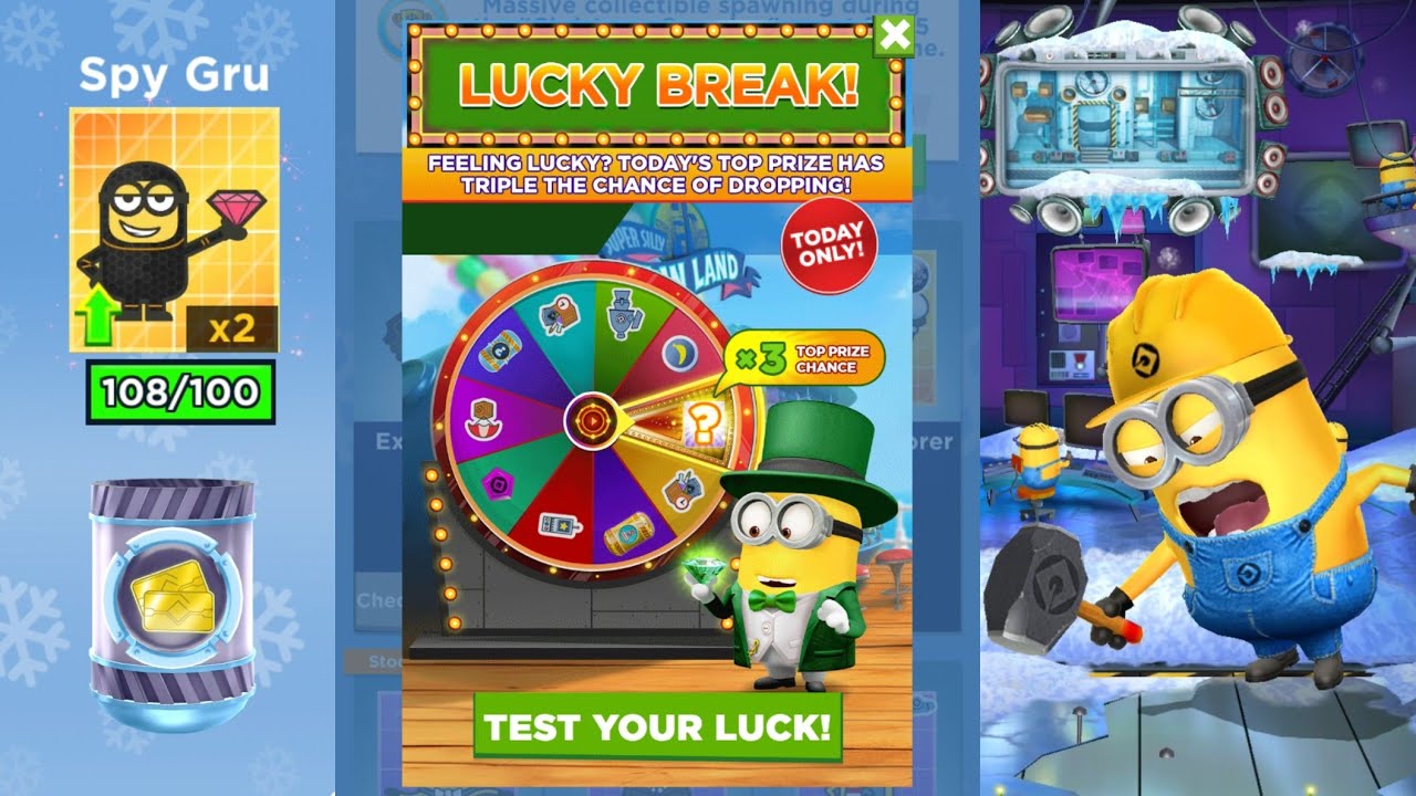 Minion Rush - Worker | Prize Wheel reward | Challenger & Silver prize pod