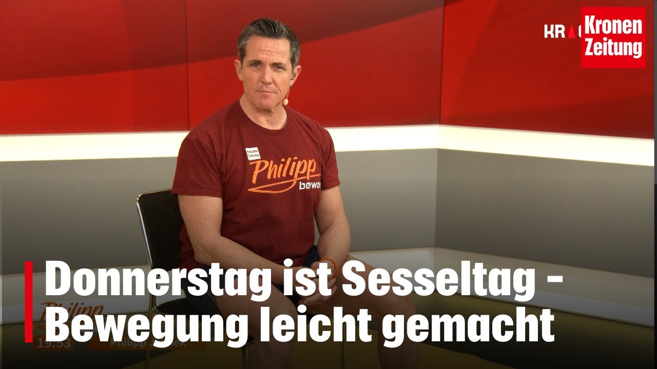 Philipp bewegt am Donnerstag, 2.1.: Bewegung leicht gemacht | krone.tv PHILLIP BEWEGT