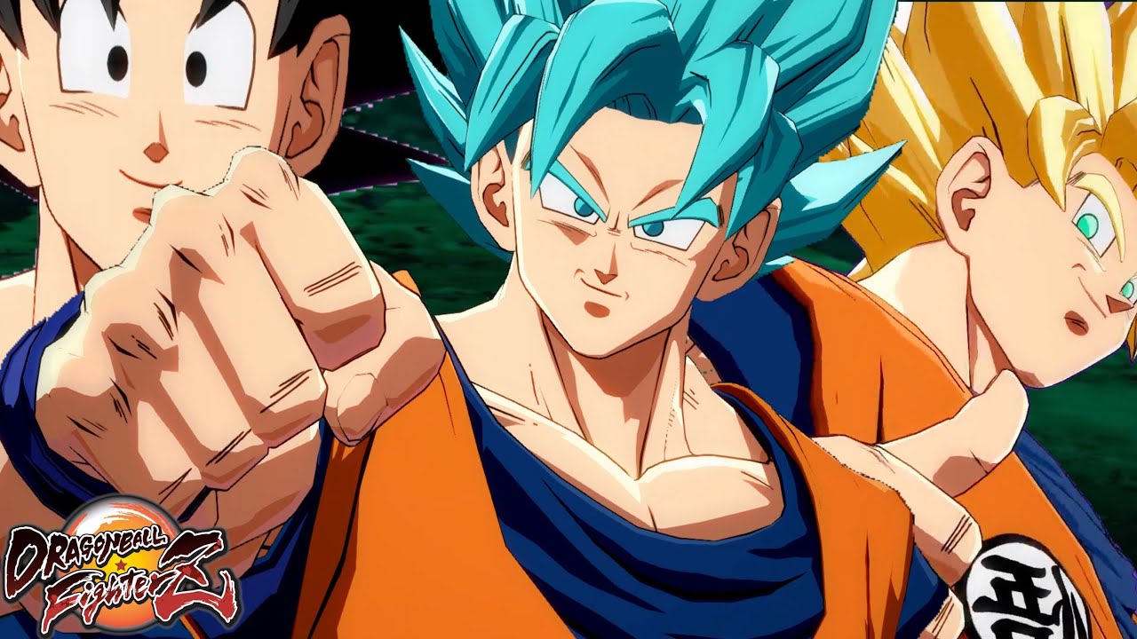 NEW Base Goku, Super Saiyan & Blue Team! KAIOKEN SPIRIT BOMB COMBO! | Dragon Ball FighterZ DLC 3