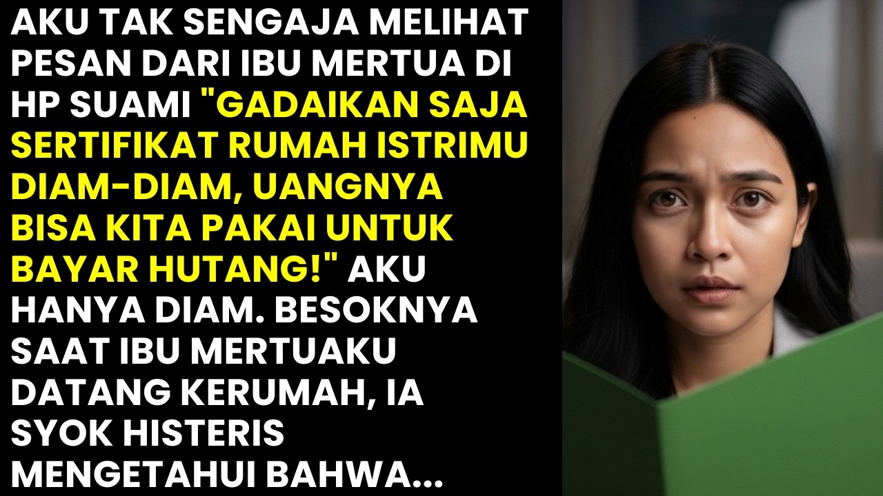 NIAT JAHAT MERTUA GADAI RUMAHKU DIAM-DIAM TERBONGKAR. KEJUTAN RAHASIAKU BIKIN DIA SYOK HISTERIS...
