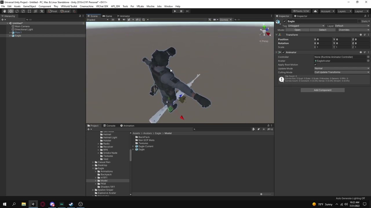 Aim constraints for guns (Unity)