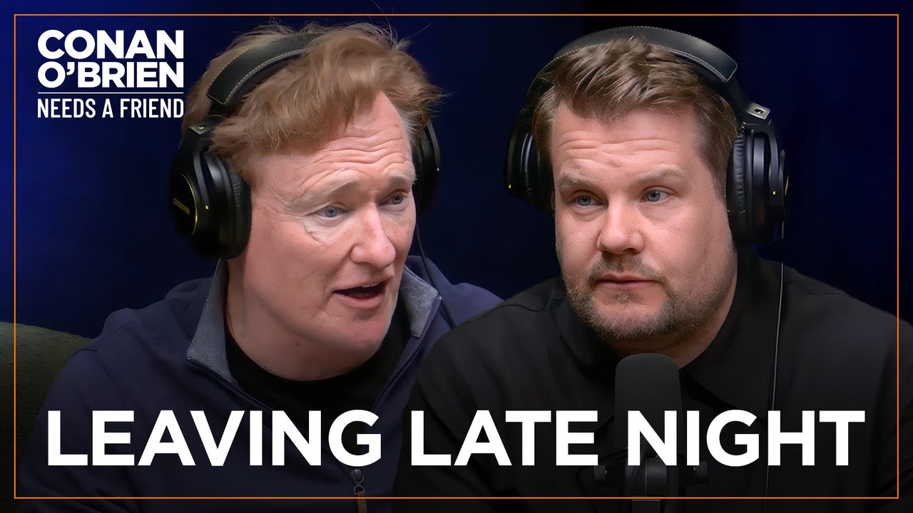 How David Bowie Inspired James Corden To Retire From Late Night | Conan O'Brien Needs A Friend