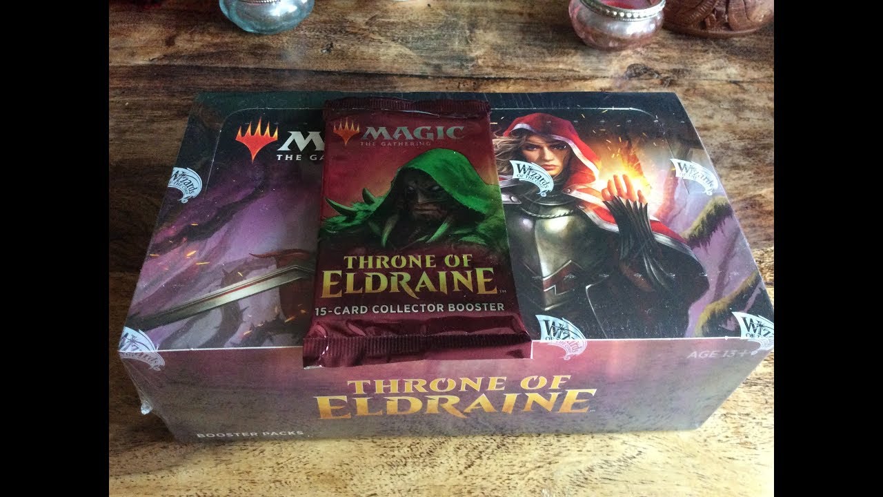 MTG Throne of Eldraine Booster Box Opening!