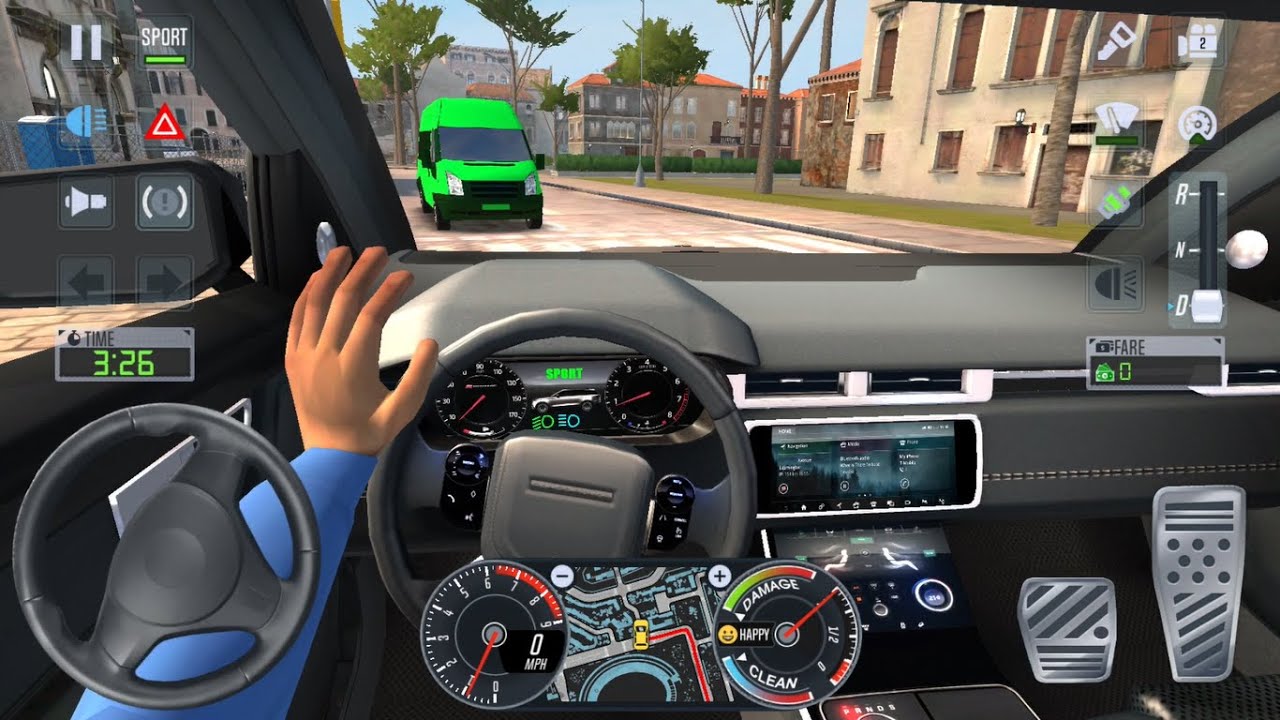 4X4 JEEP CARS UBER DRIVER 🚖🚀 Car Games 3D - Taxi Sim 2020 Android iOS Gameplay