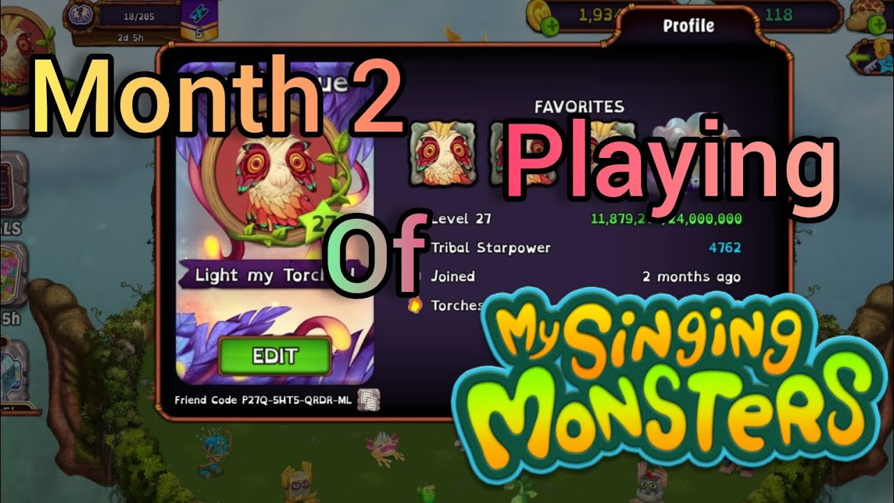 Month 2 Of Playing My Singing Monsters 