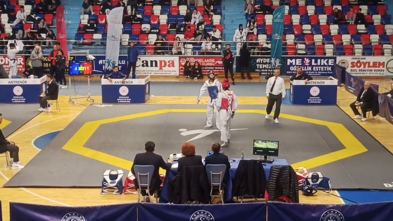 YUSUF BADEM (59 KG) LİSELER ARASİ GENÇLER TAEKWONDO ŞAMPİYONASI FİNAL MAÇLARI (3. Maç)