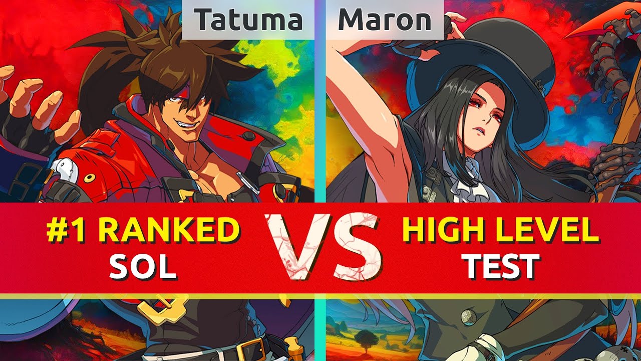 GGST ▰ Tatuma (#1 Ranked Sol) vs Maron (Testament). High Level Gameplay