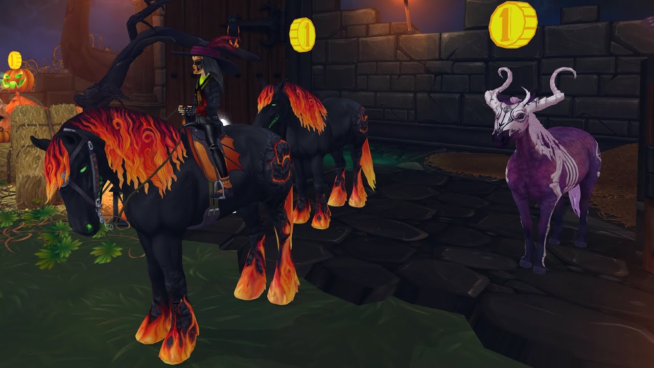 HALLOWEEN Horses 2022 in 4K 🎃 Star Stable 👻 [Nemain & Laverna]