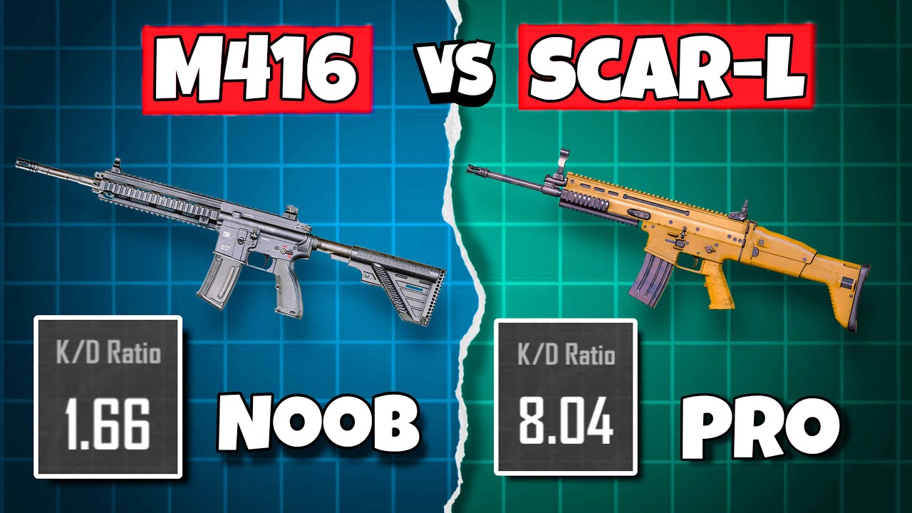 M416 против Scar-L: что лучше? &mdash; Сравнение оружия PUBG Mobile BGMI &mdash; GG Bro