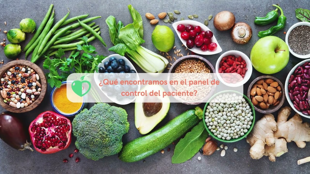 Panel de control de Dietfarma