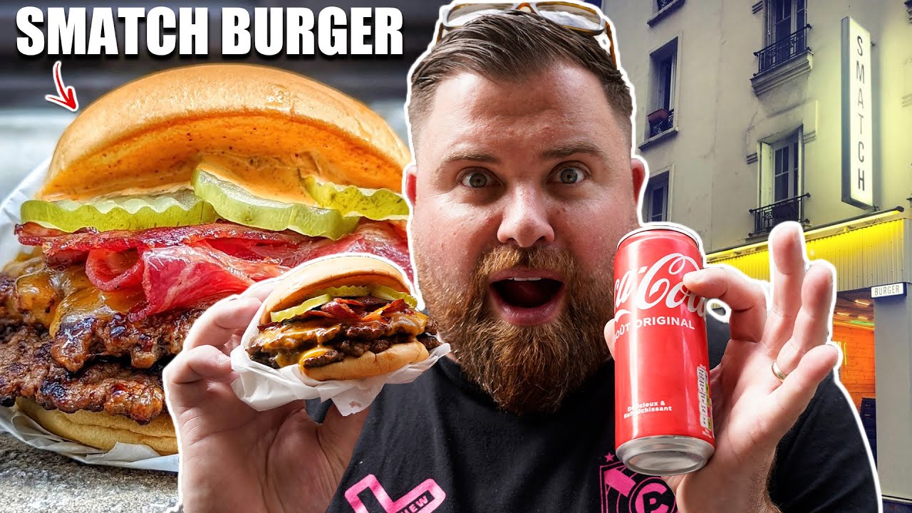 TRYING A SMASH BURGER IN PARIS | FOOD REVIEW CLUB