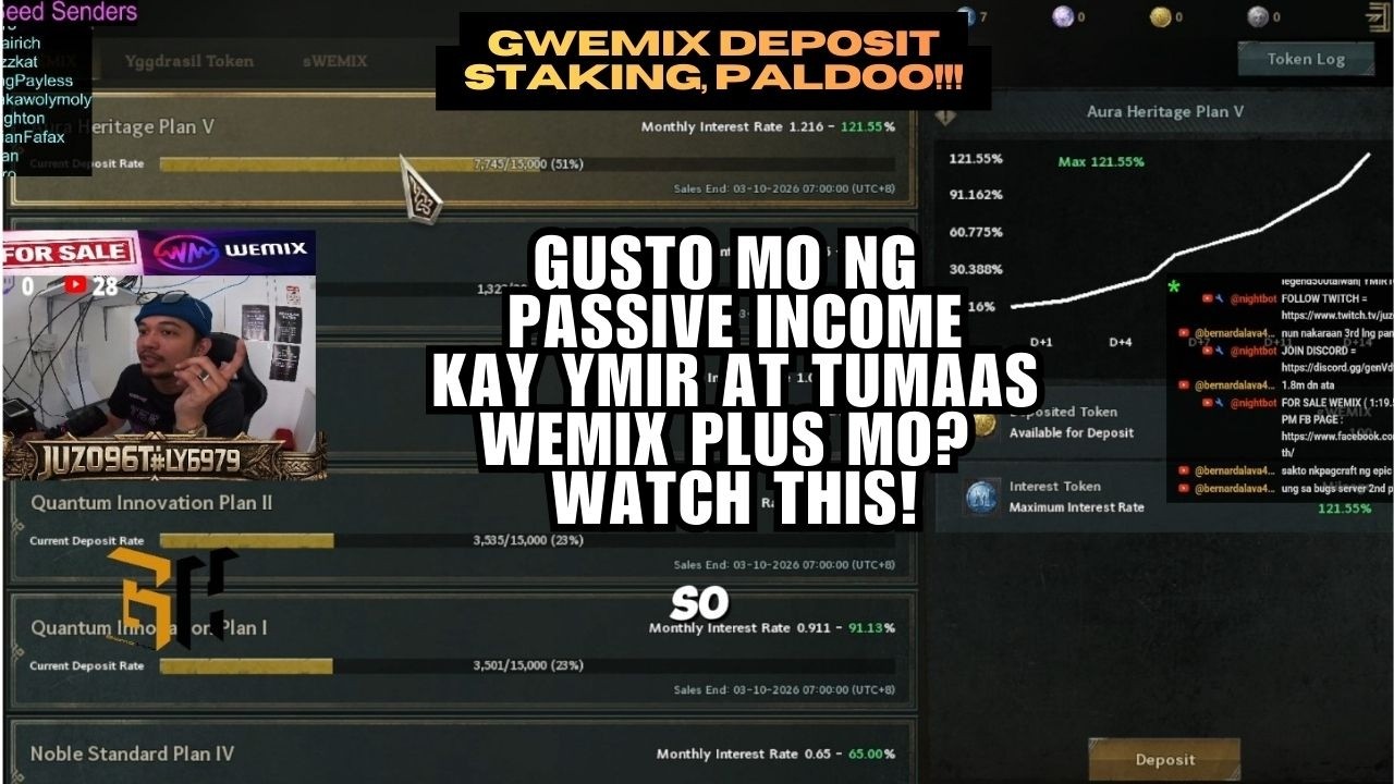 LEGEND OF YMIR : GUSTO MO NG PASSIVE INCOME, AT PATAASIN WEMIX PLUS MO? PANOORIN MO TO BROKIES!