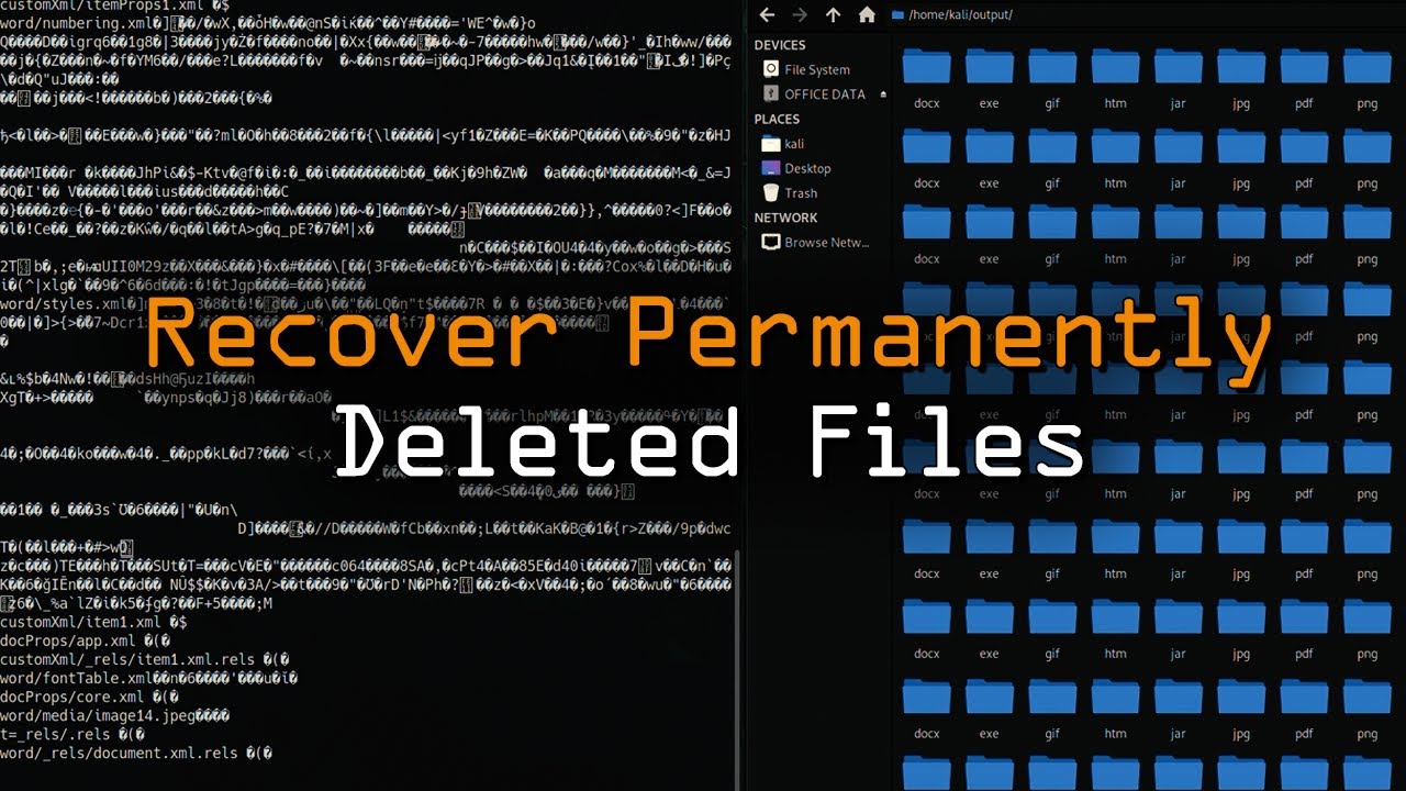 Recover Permanently Deleted Files Using Foremost - Digital Forensics 🔎