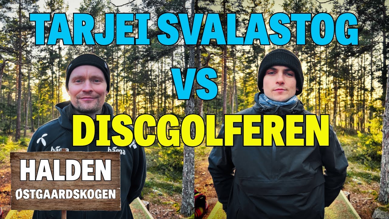 Discgolf i Østgaardsskogen i Halden med Tarjei Svalastog og Discgolferen