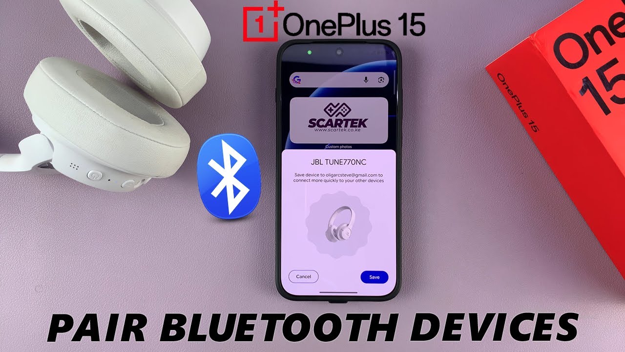 Как подключить Bluetooth-устройства к OnePlus 15 (колонки, наушники и т. д.)