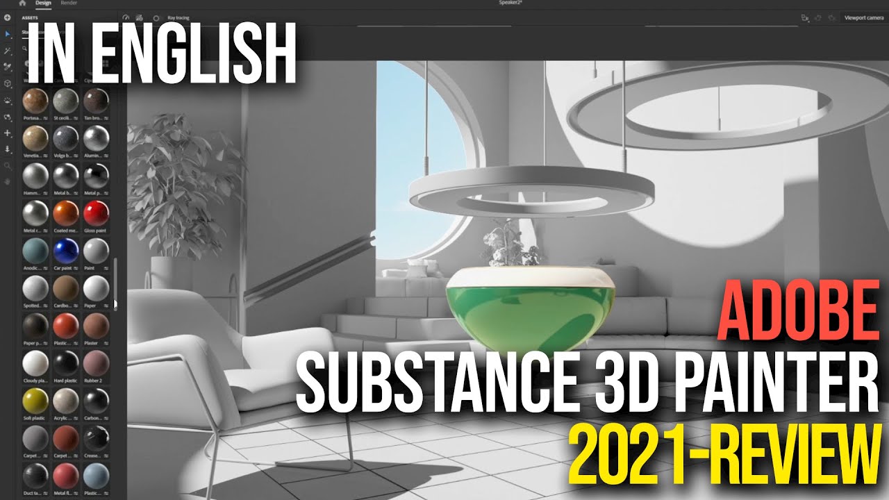 Adobe Substance 3D Painter 2021 Major Update - Review - In English