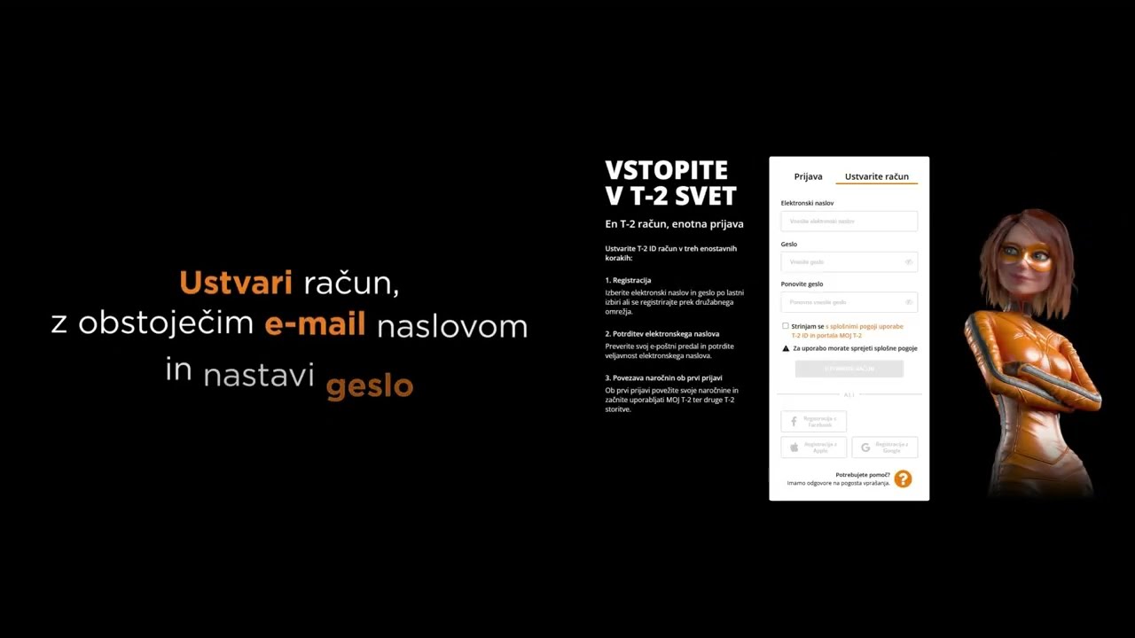 Kako povezati svojo T-2 naročnino v portal MOJ T-2?