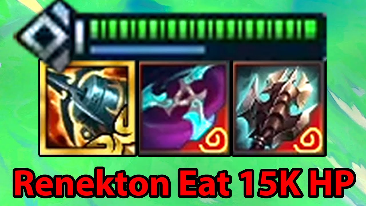 0.00001% - Insane Items Renekton + Eat 15K HP !?