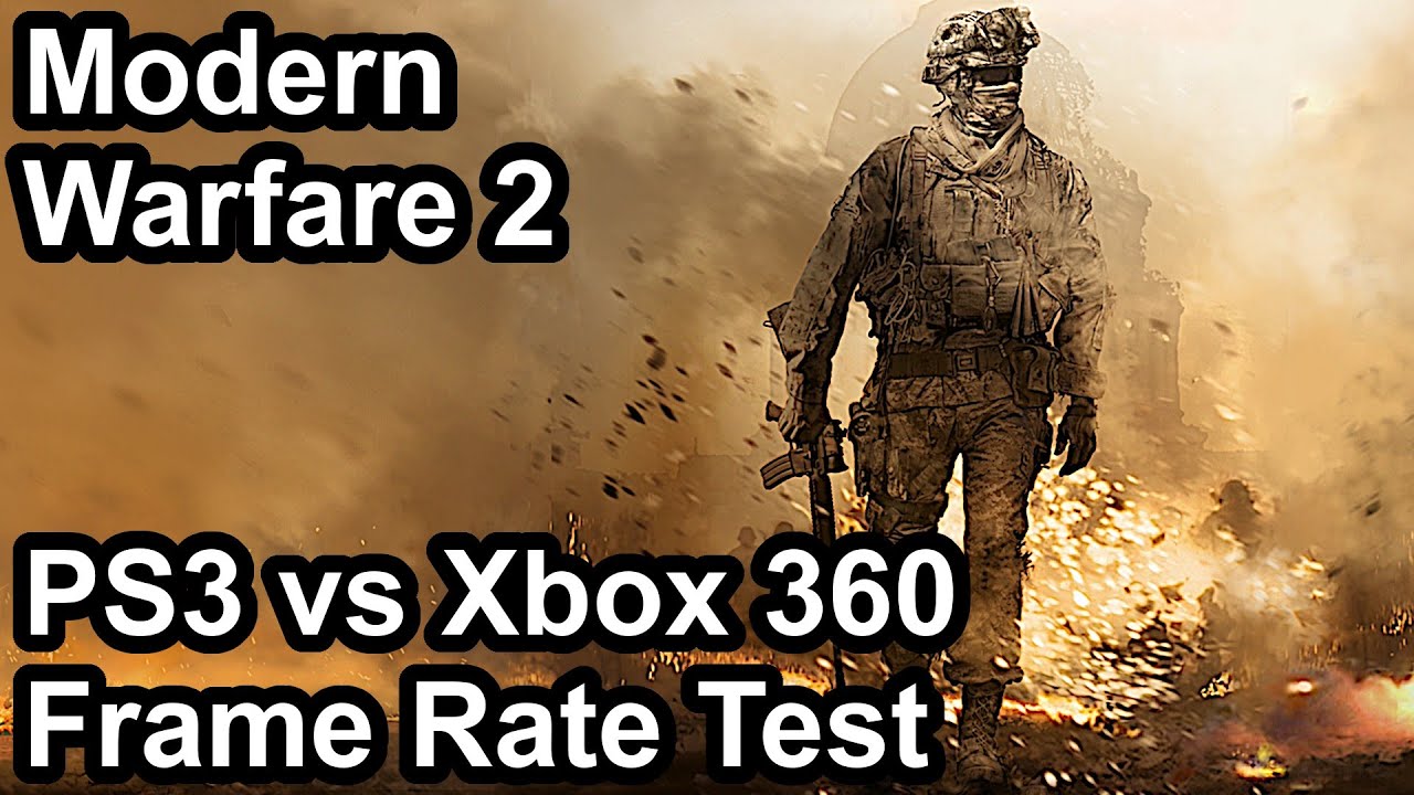Call of Duty Modern Warfare 2 PS3 vs Xbox 360 Frame Rate Comparison