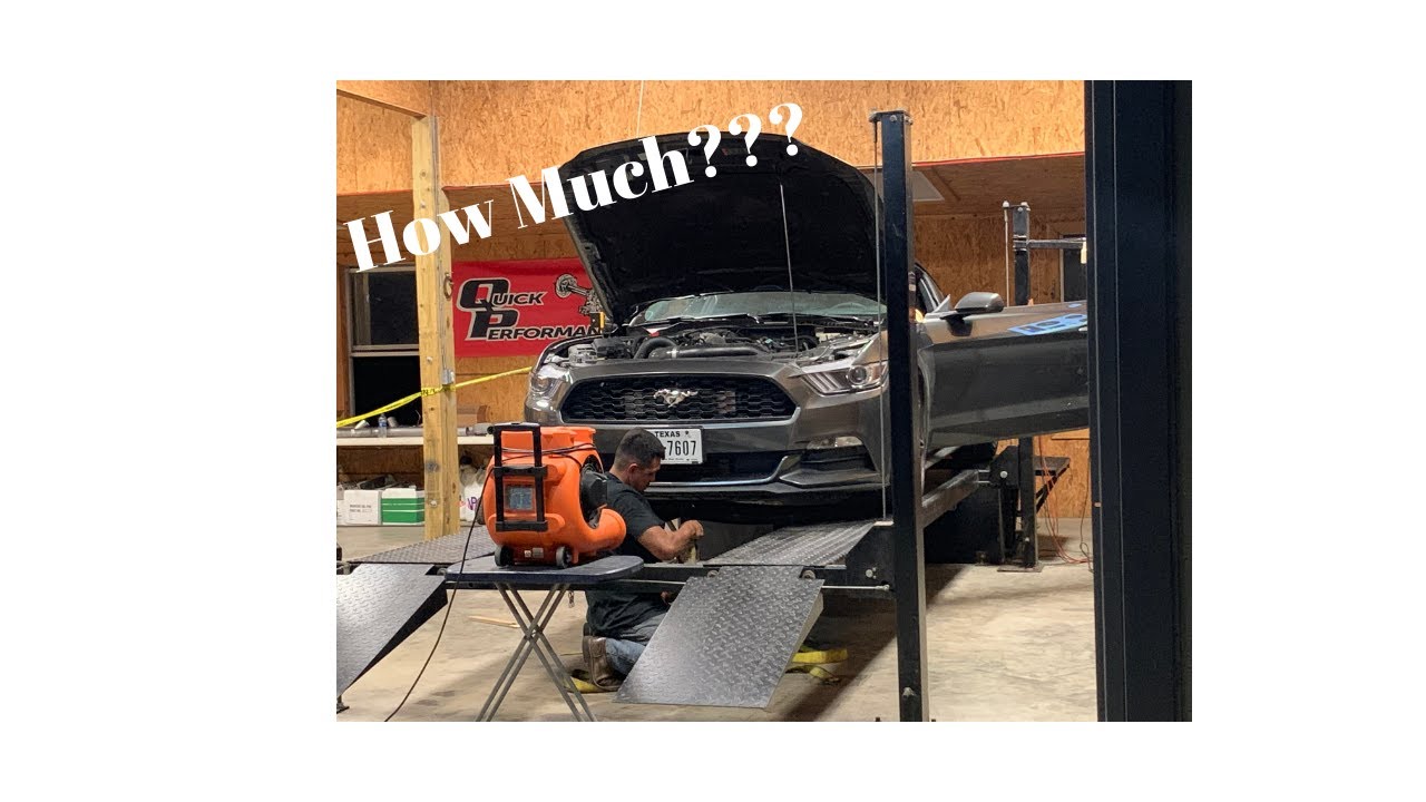 Procharged 2016 v6 mustang dyno
