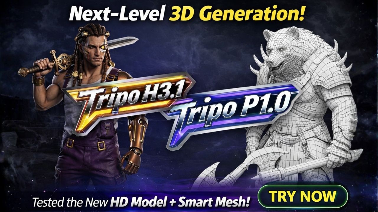 This AI Turns Images into 3D Models in Seconds! (Tripo Studio)