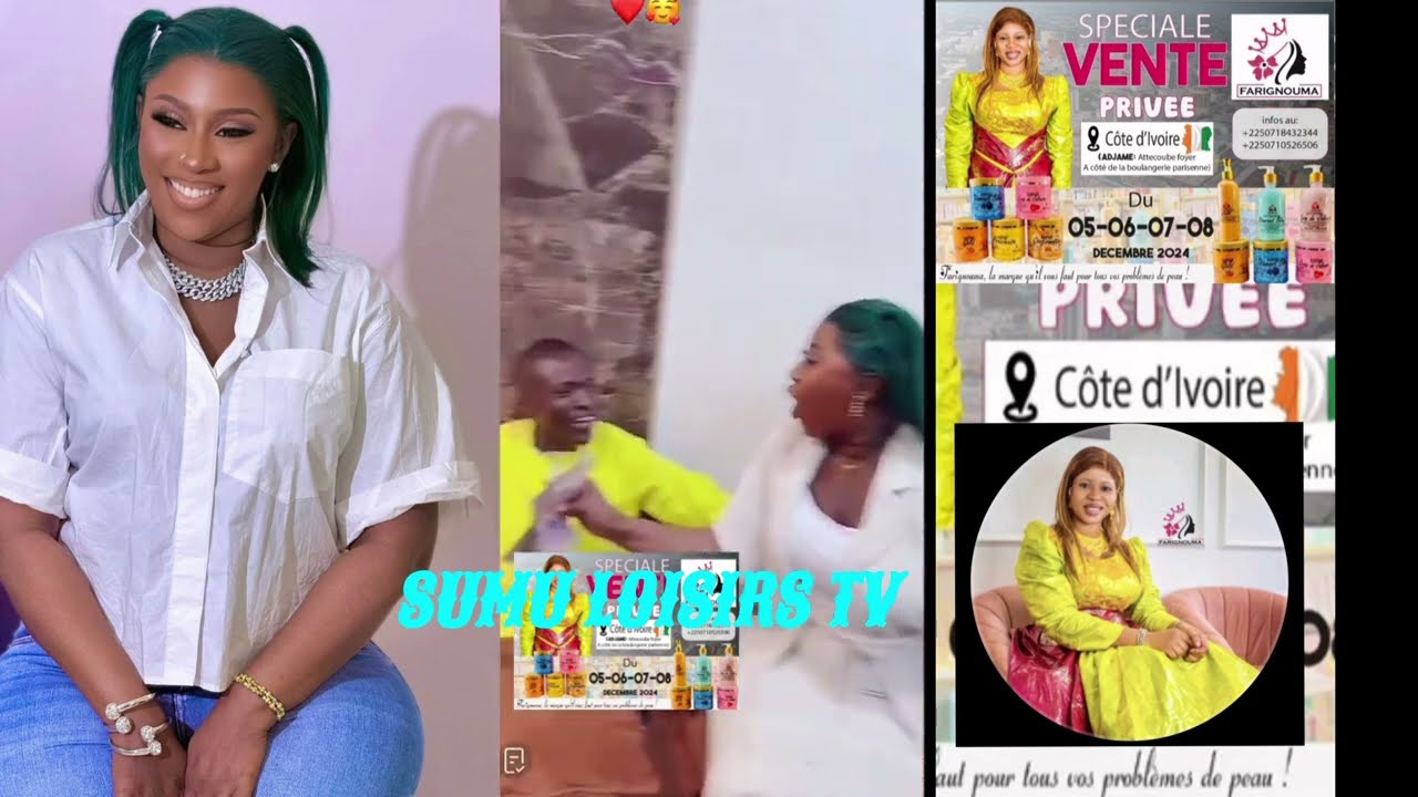 MARIAM BAH CHEZ MOUNAS FARIGNOUMA VENTE PRIVÉE À ABIDJAN MOIS DE DÉCEMBRE