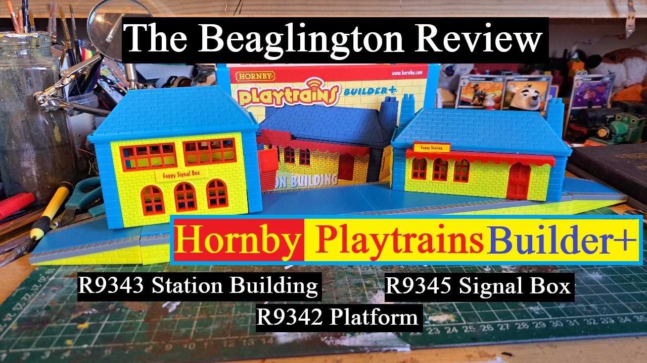 The Beaglington Review - Hornby Playtrains Builder+ R9343 Station R9345 Signal Box  R9342 Platform