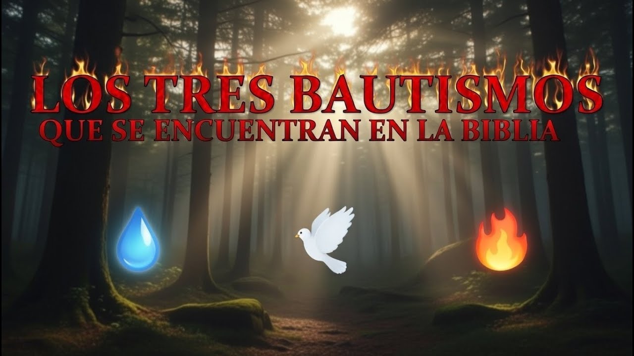 LOS TRES BAUTISMOS QUE SE ENCUENTRAN EN LA BIBLIA