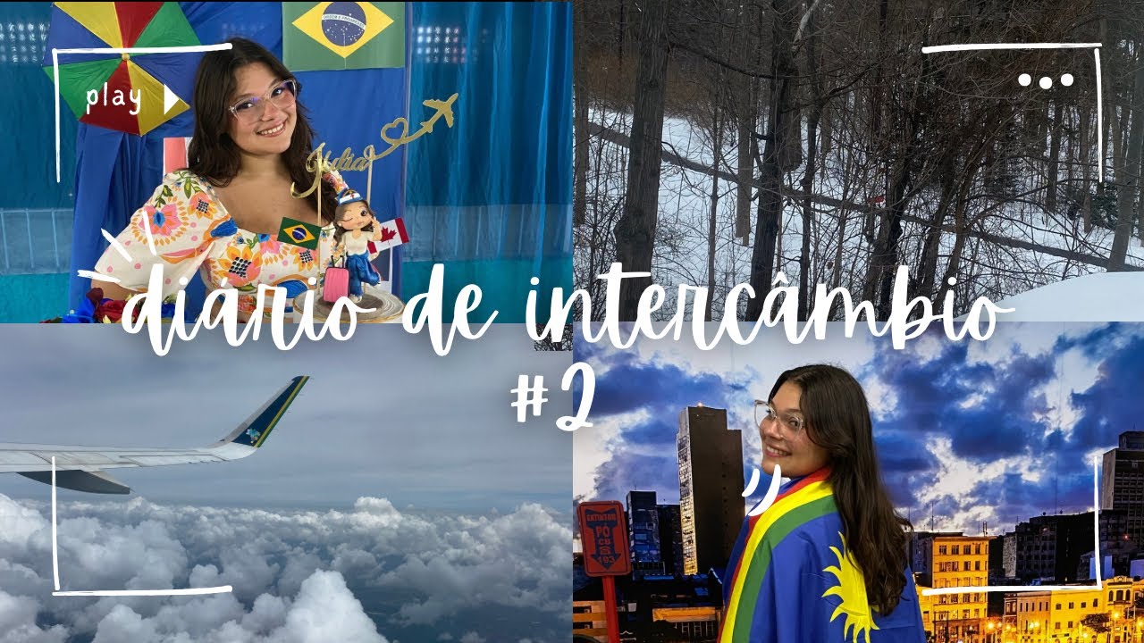 DIÁRIO DE INTERCÂMBIO #2 🇨🇦| Arrumando as malas, despedidas, voos e muito mais! 