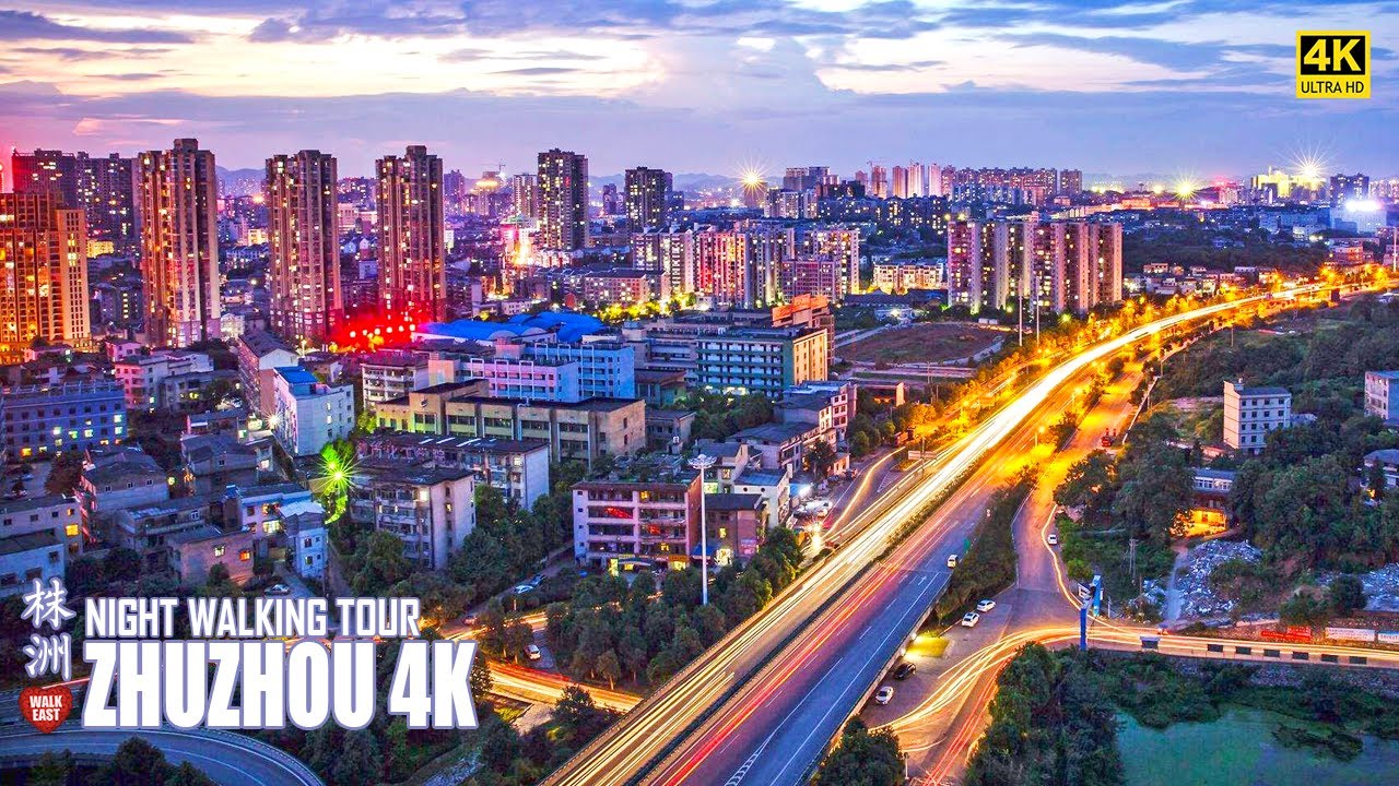 Night Walk in Zhuzhou's Old Backstreets and Hustling Bustling Night Market | Hunan, China