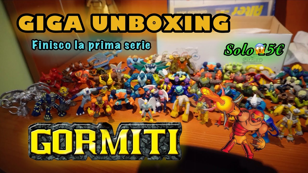 GIGA UNBOXING ECONOMICO + FINISCO LA PRIMA SERIE |Unboxing Gormiti #17