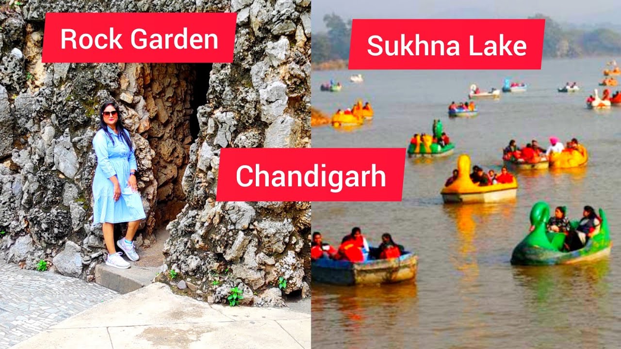 Rock Garden and Sukhna Lake of chandigarh #chandigarh #rockgarden #sukhnalakechandigarh