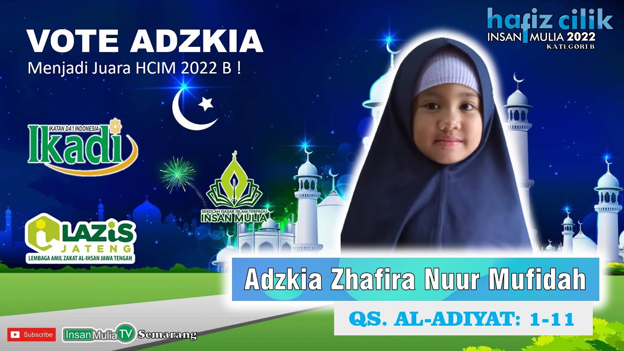 ADZKIA ZHAFIRA NUUR MUFIDAH (6) // Rumah Tahfidz BIAS // Bantul