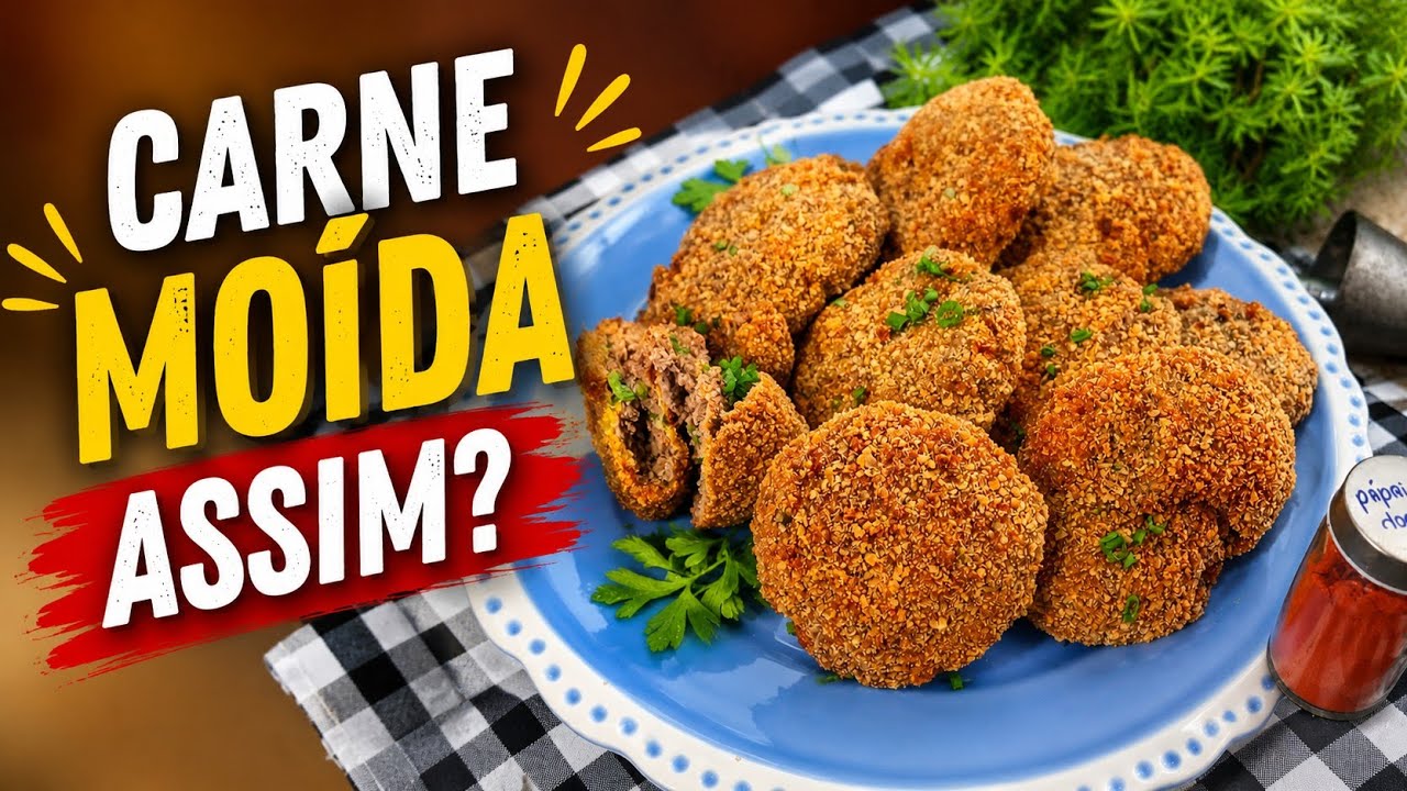 Como fazer uma parmegiana de carne moída/receita muito fácil 