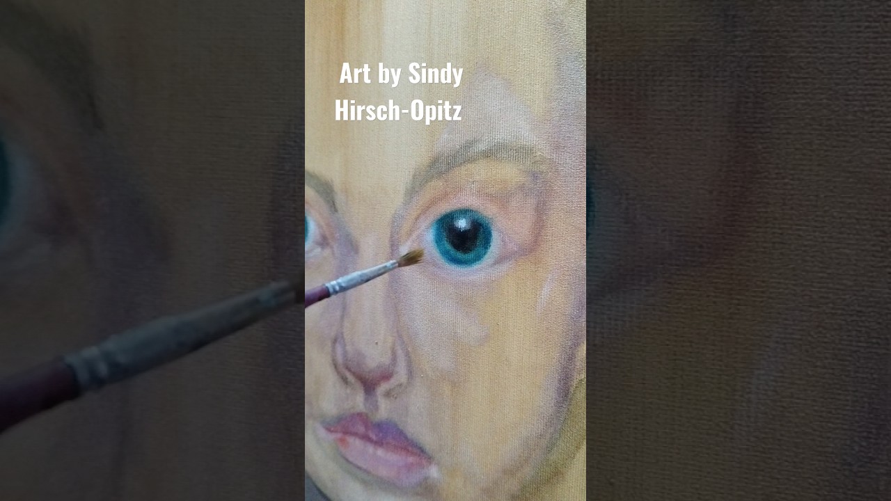 Portr&auml;tmalerei #kunst #malerei #art #paint #realism #shorts #modernart #eyes #malen #kunstvideo