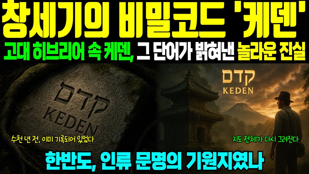 [해외감동사연] “히브리어 성경이 가리킨 장소” 한반도였습니다