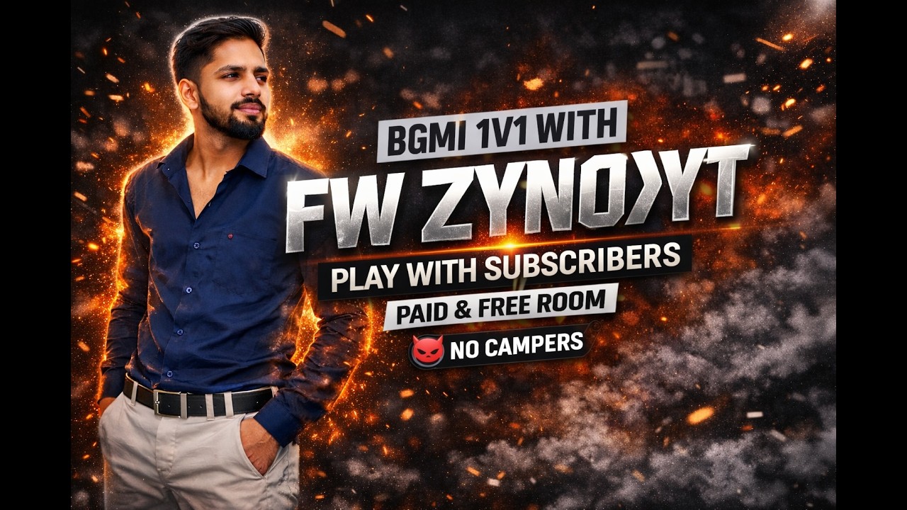 Open Challenge 🔥 BGMI 1v1 With Subscribers @ZYNOXYT18