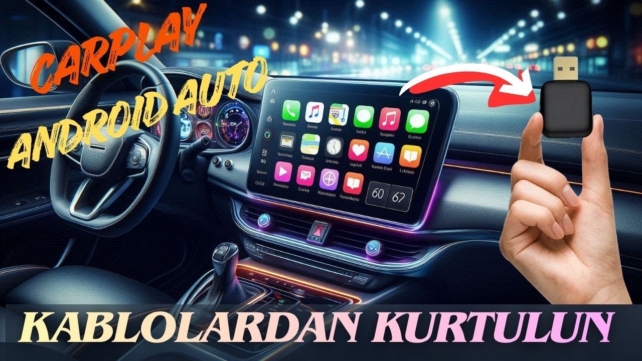 ARABANIZI KABLOLARDAN KURTARIN | BINIZE KABLOSUZ CARPLAY VE ANDROID AUTO